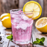 Pink Salt Trick Recipe – A detox drink with Himalayan pink salt, lemon juice, and warm water in a glass mug.