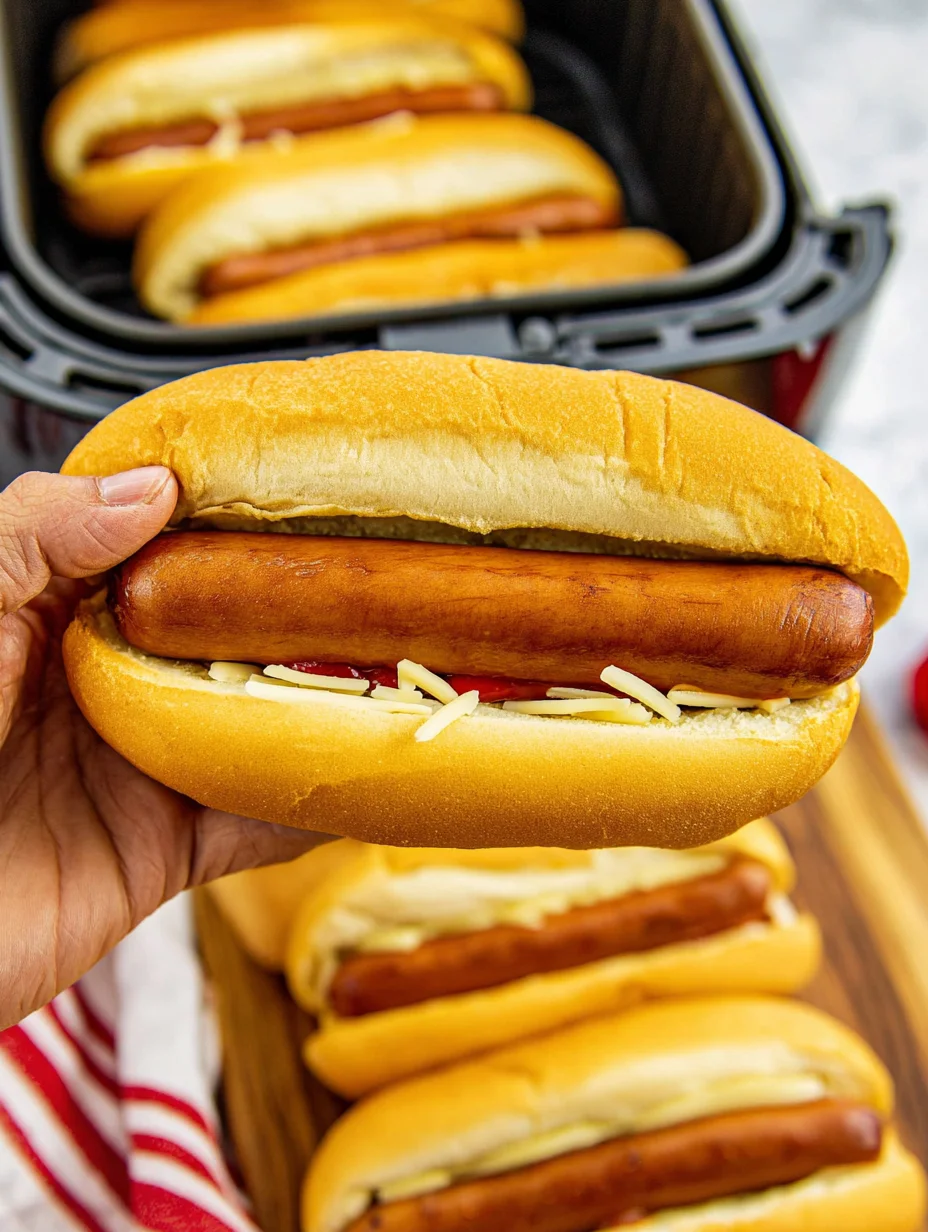 Air Fryer Hot Dogs