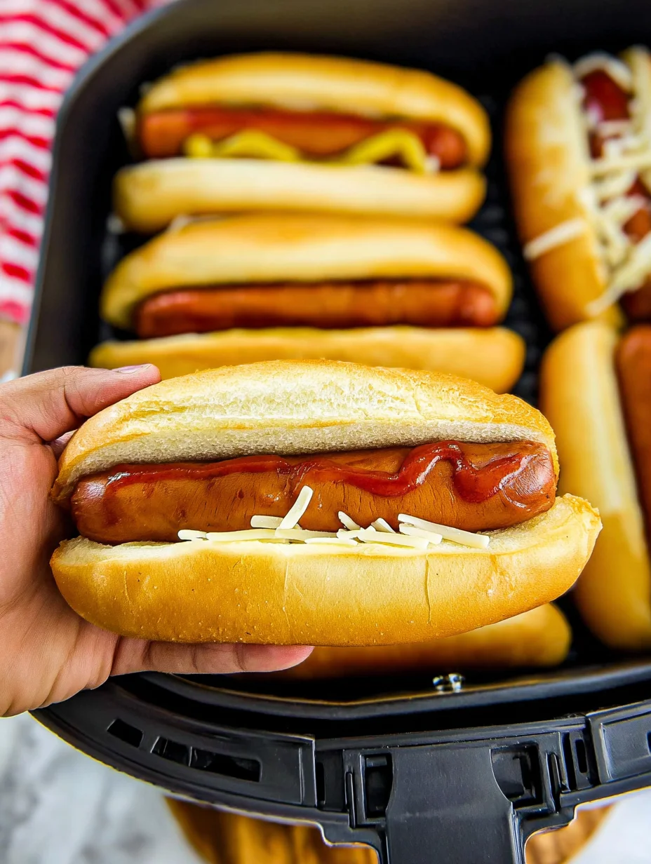 Air Fryer Hot Dogs