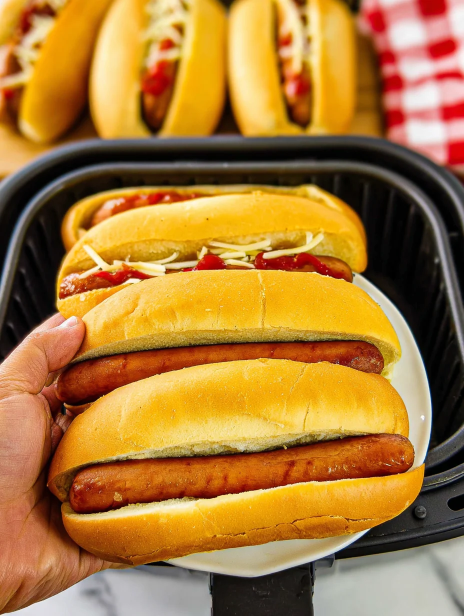 Air Fryer Hot Dogs