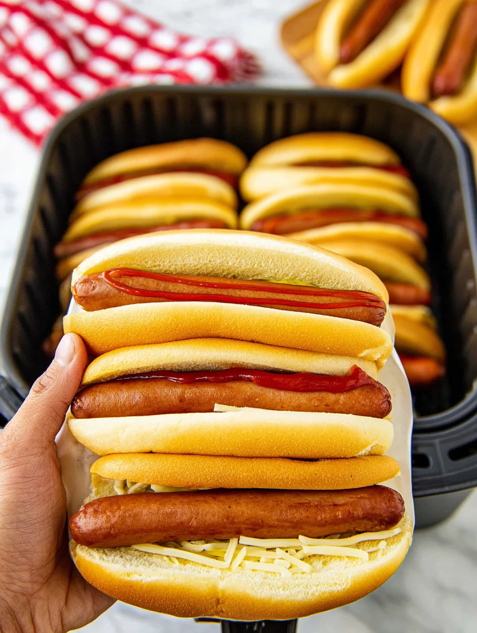 Air Fryer Hot Dogs