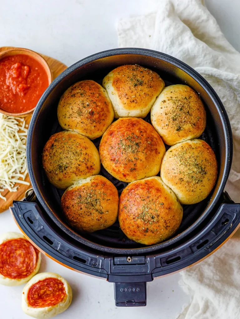 Air Fryer Pizza Bombs
