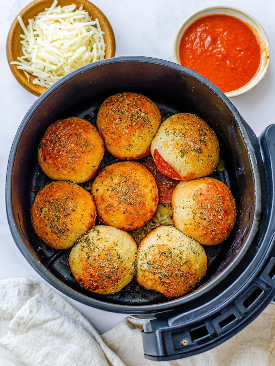 Air Fryer Pizza Bombs