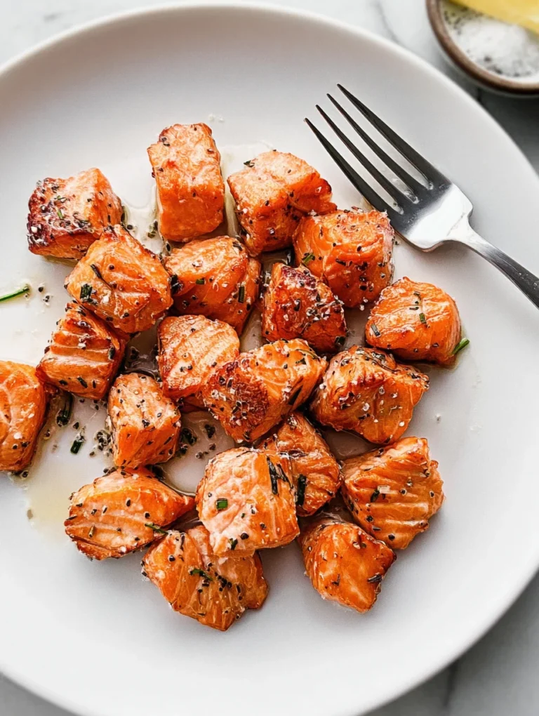Air Fryer Salmon Bites