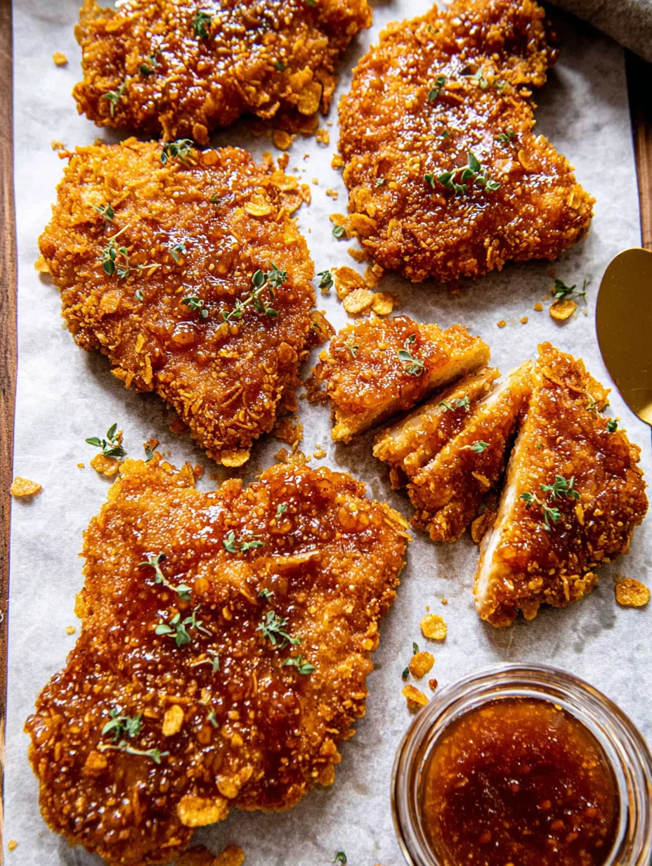 Baked Crunchy Hot Honey Chicken