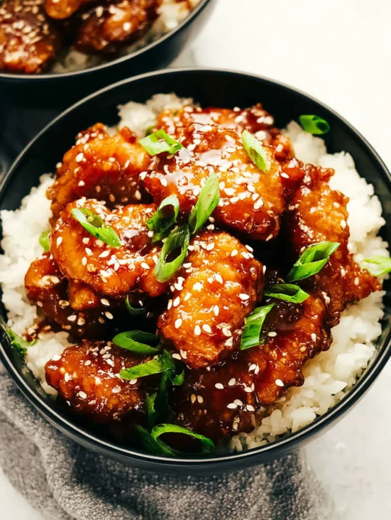 Baked Honey Sesame Chicken