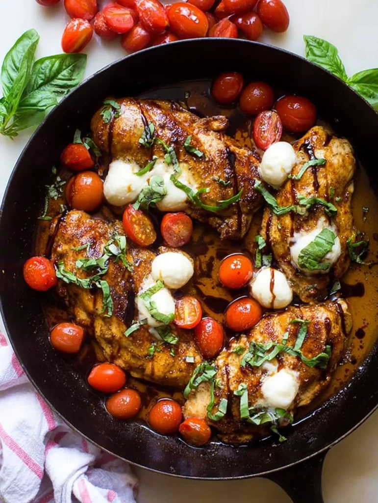 Balsamic Glazed One Pan Chicken