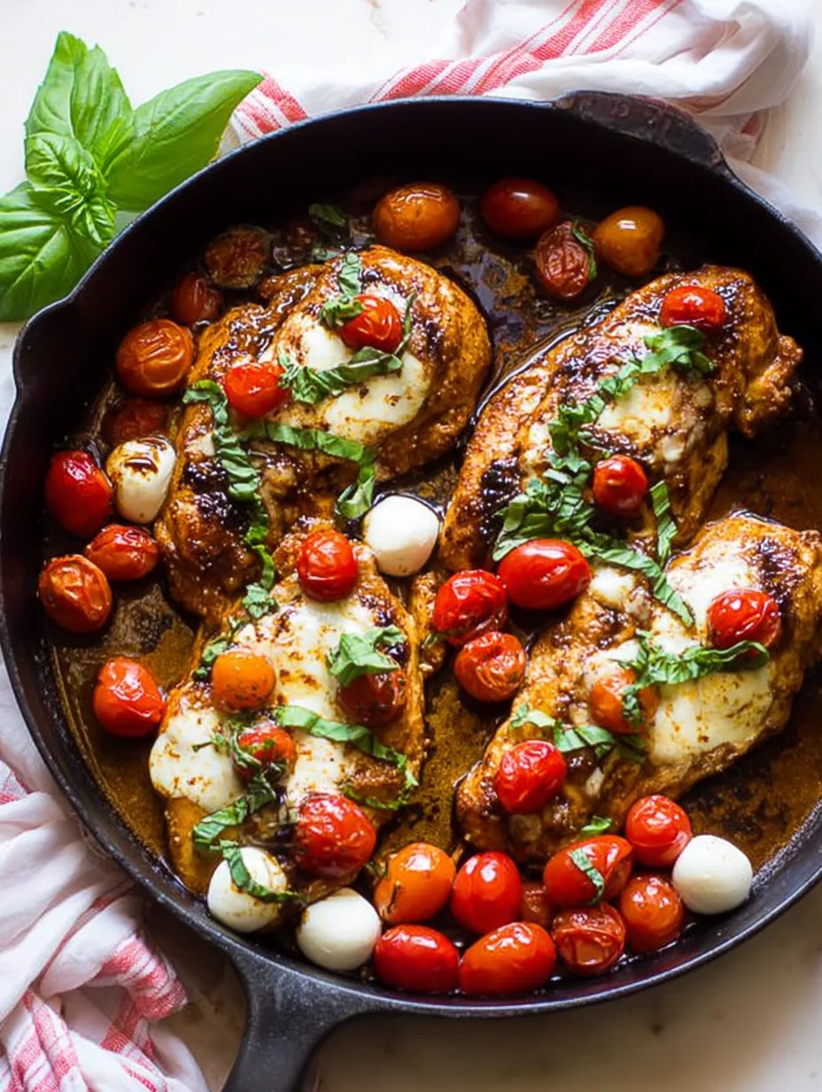Balsamic Glazed One Pan Chicken