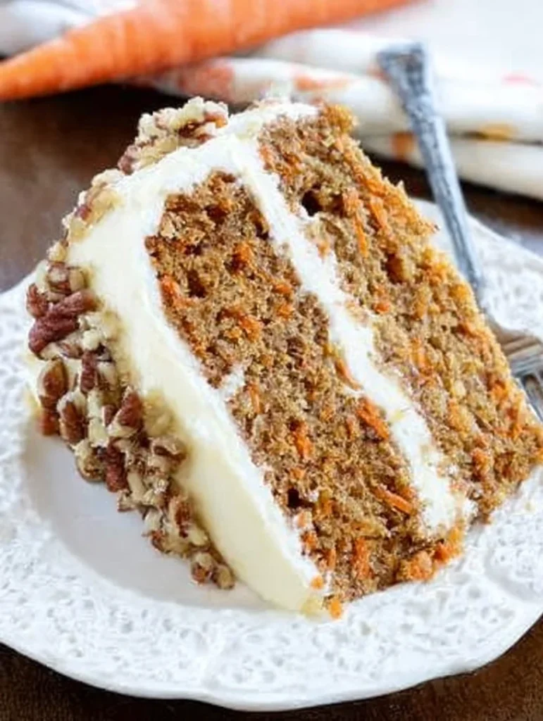 The BEST Carrot Cake with Cream Cheese Frosting