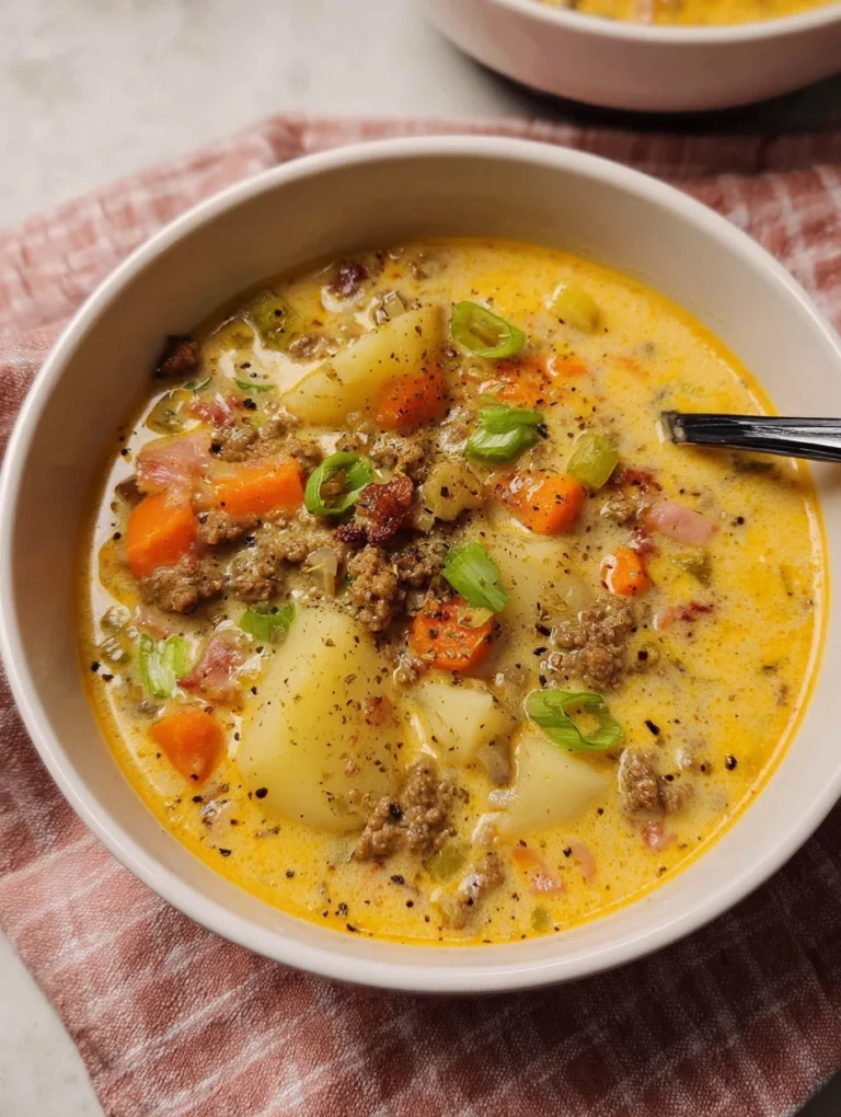 Cheeseburger Soup