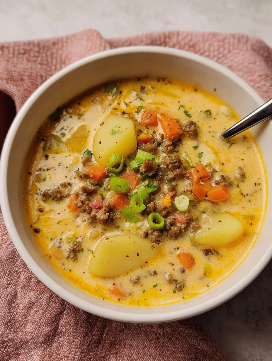Cheeseburger Soup