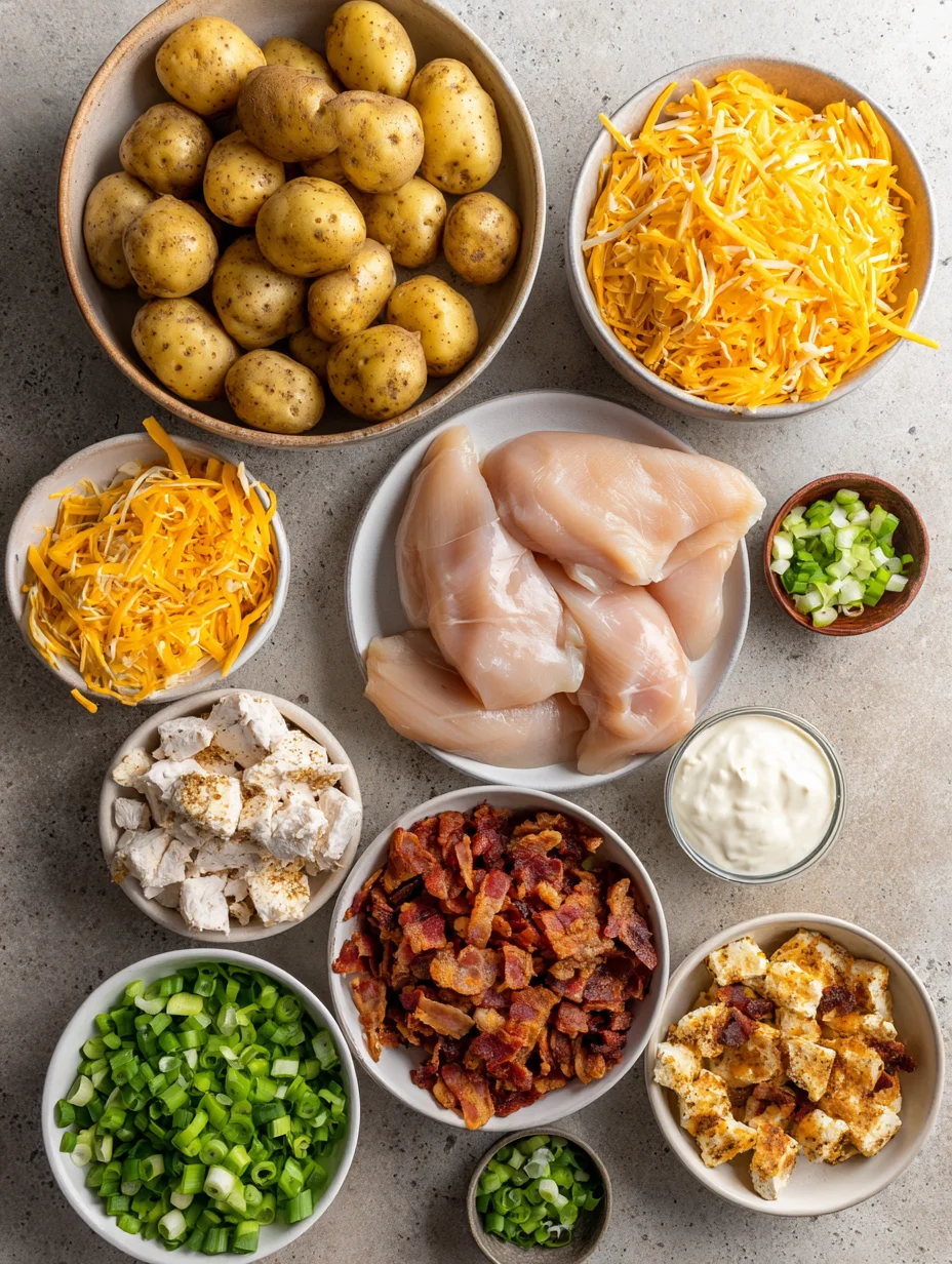 Chicken Bacon Ranch Casserole