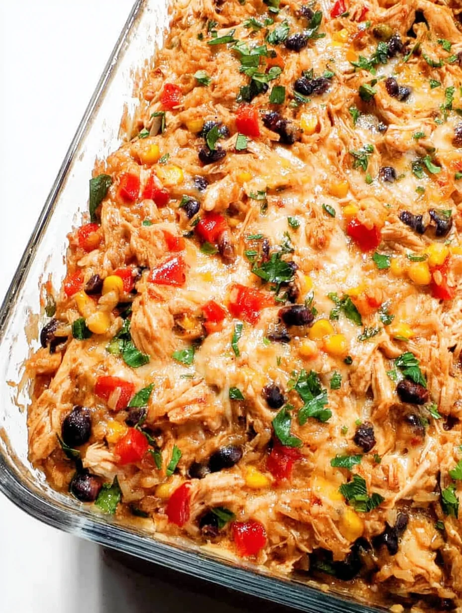 Chicken Burrito Casserole