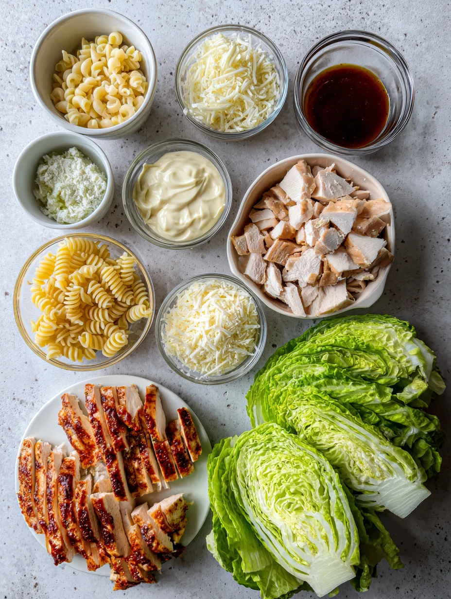 Chicken Caesar Pasta Salad