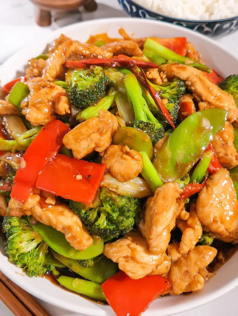Chicken with Mixed Vegetable Stir Fry