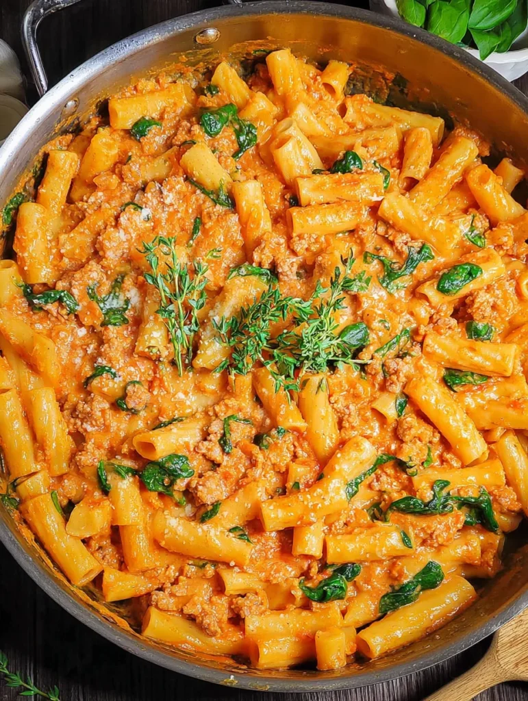 Creamy Sausage Rigatoni (One-Pan, 30-Minute Meal)