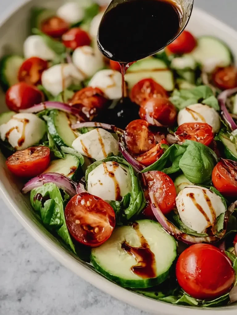 Cucumber Caprese Salad