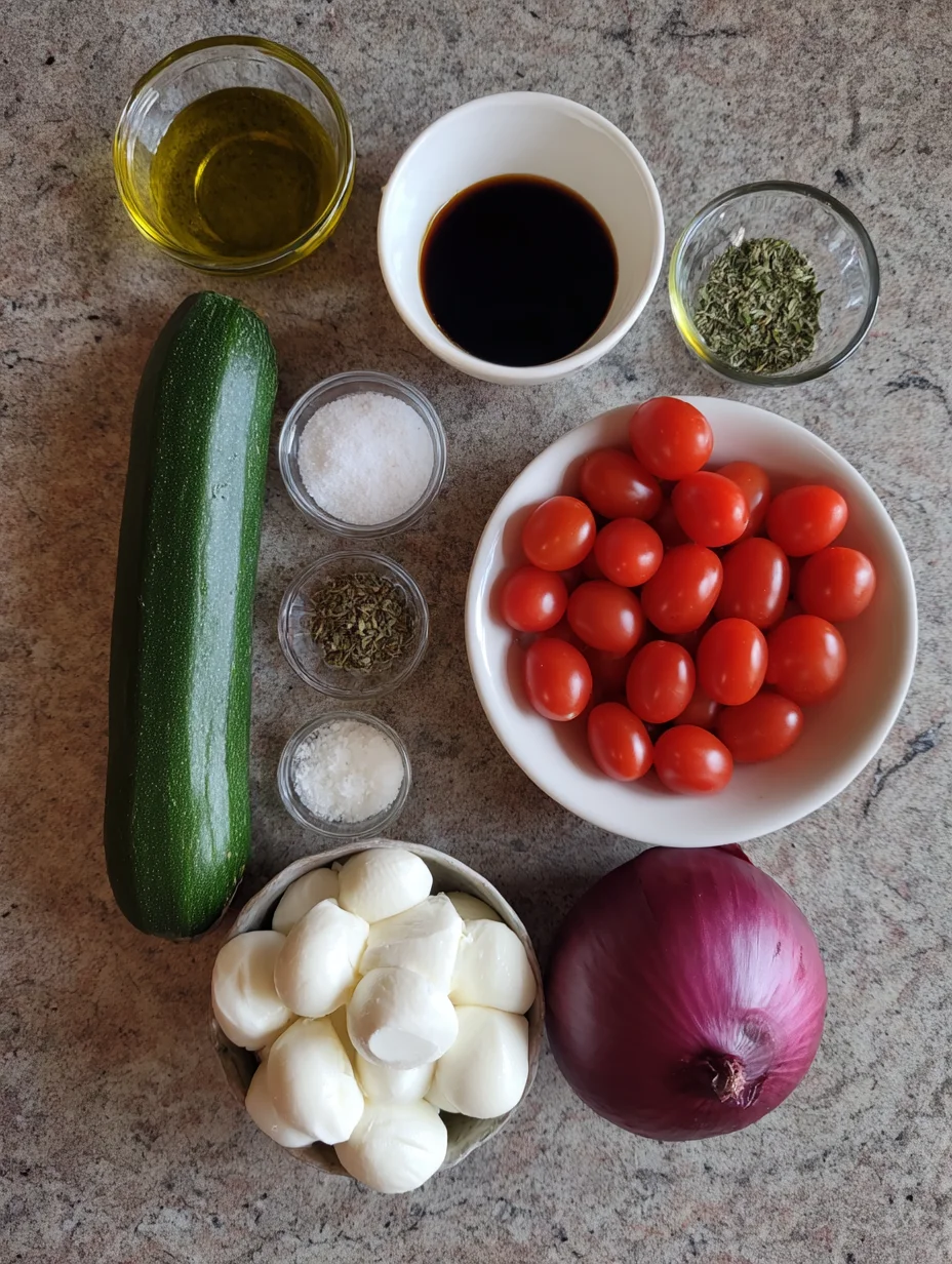 Cucumber Caprese Salad