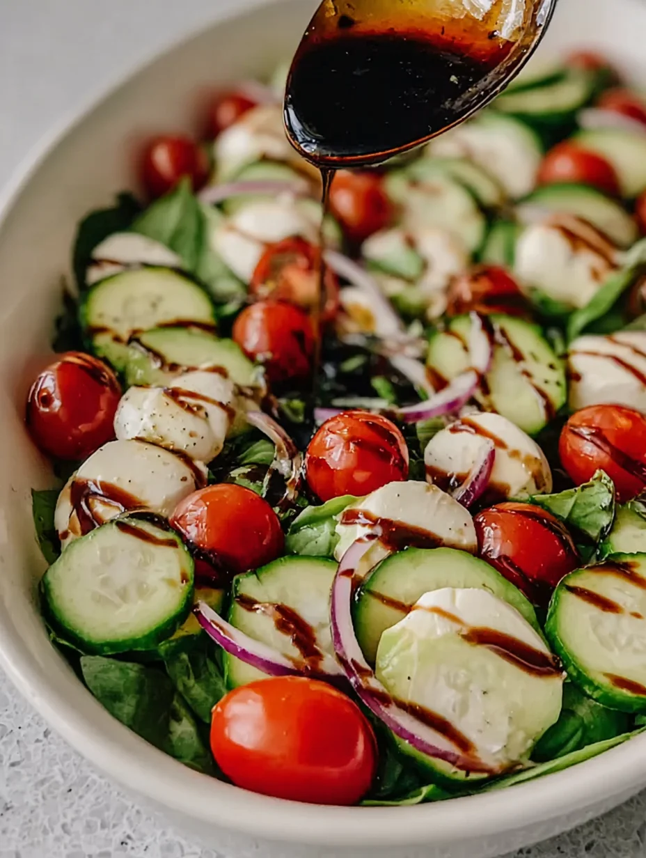 Cucumber Caprese Salad