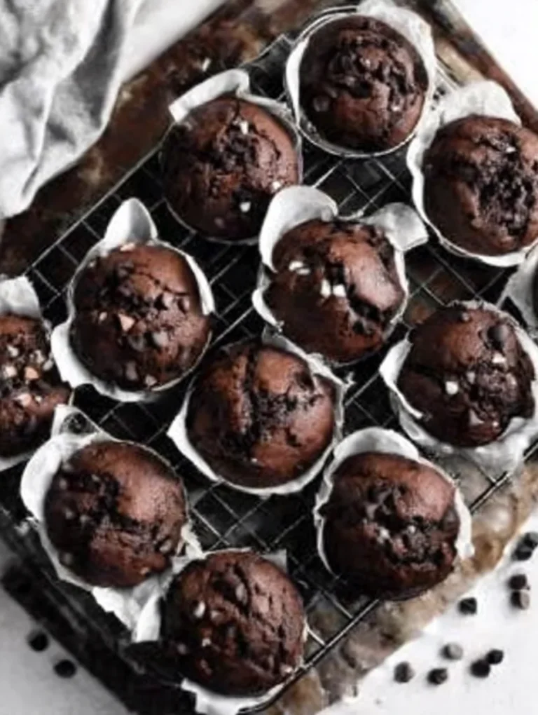Double Chocolate Espresso Muffins