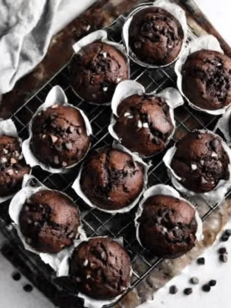 Double Chocolate Espresso Muffins