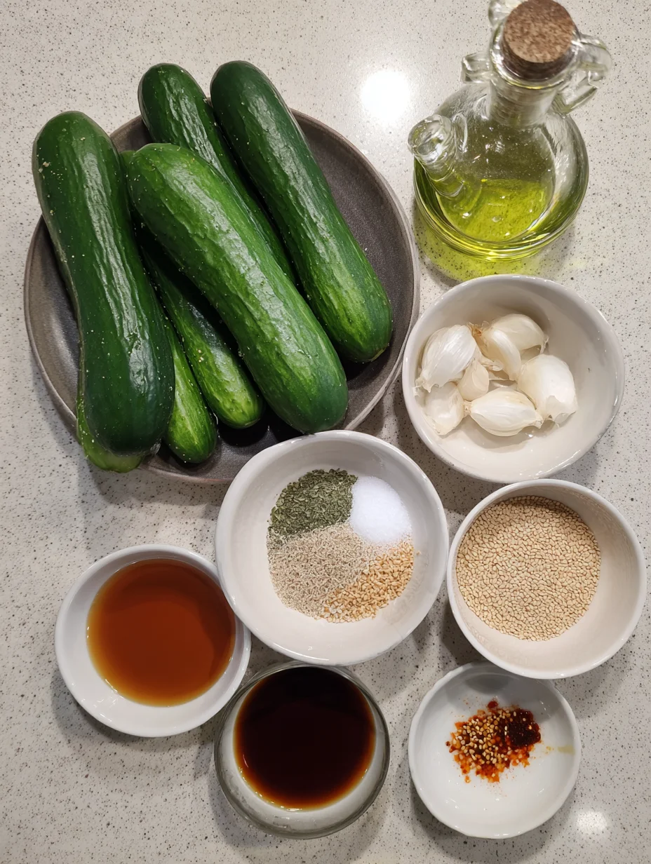 Easy Asian Cucumber Salad