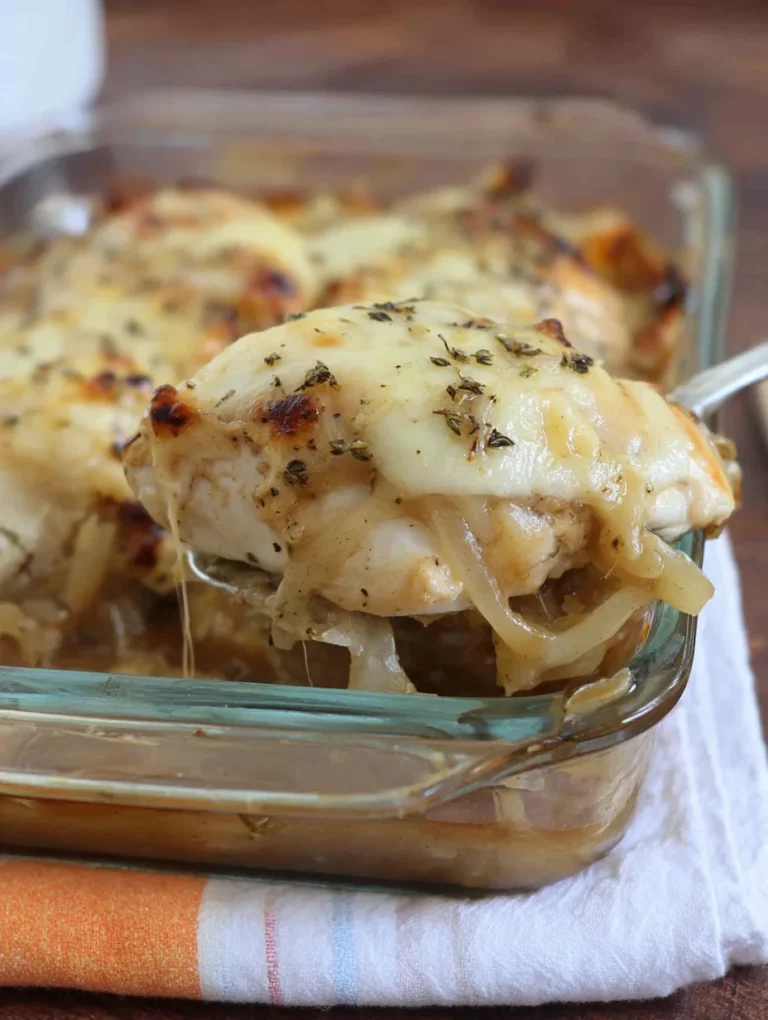 French Onion Chicken Bake