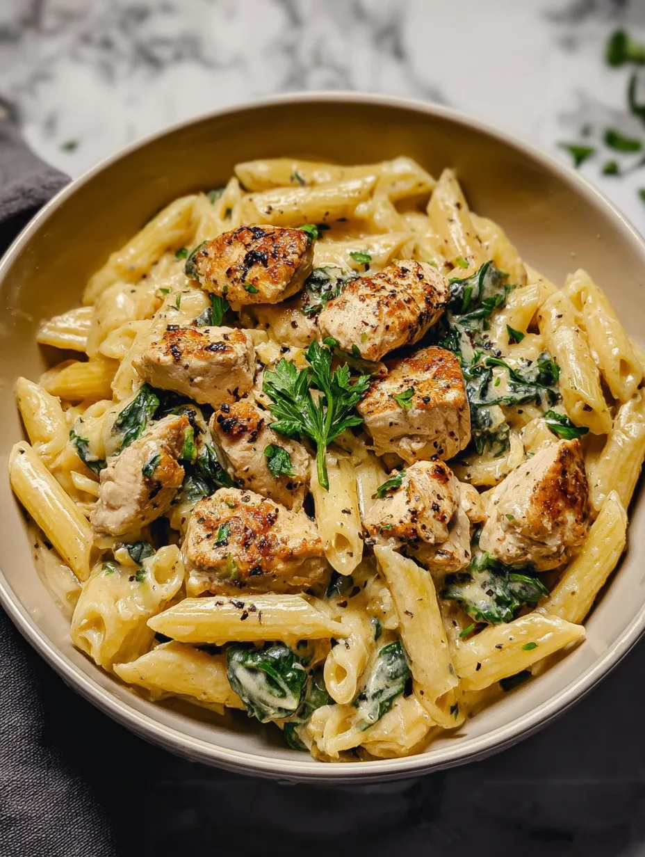 Garlic Parmesan Chicken Pasta