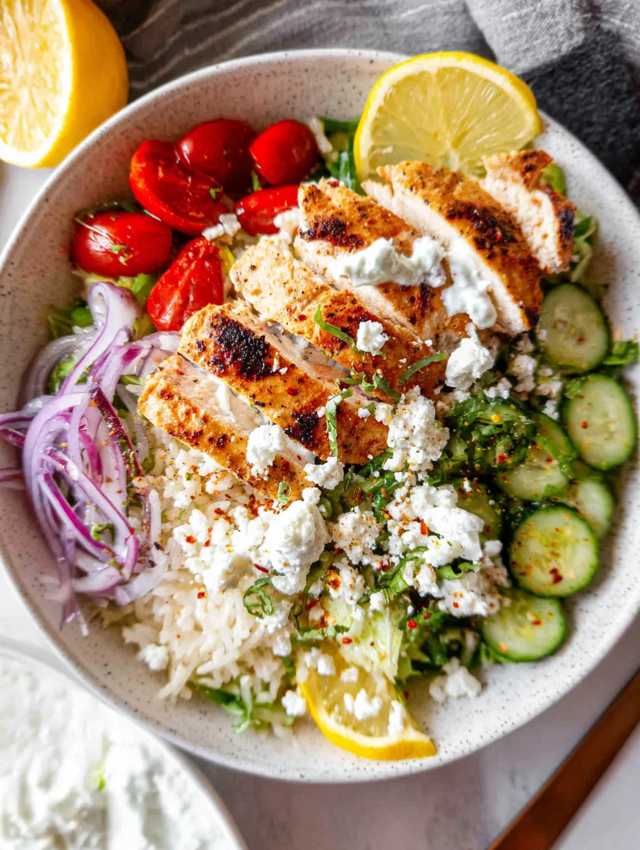 Greek Chicken Bowls