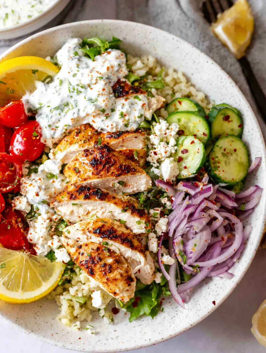 Greek Chicken Bowls