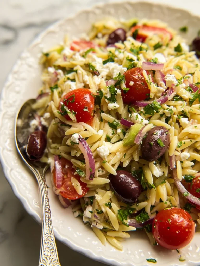 Greek Orzo Pasta Salad