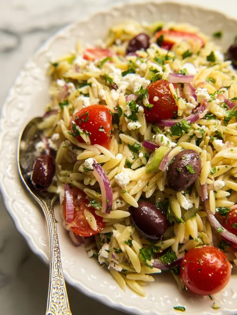 Greek Orzo Pasta Salad
