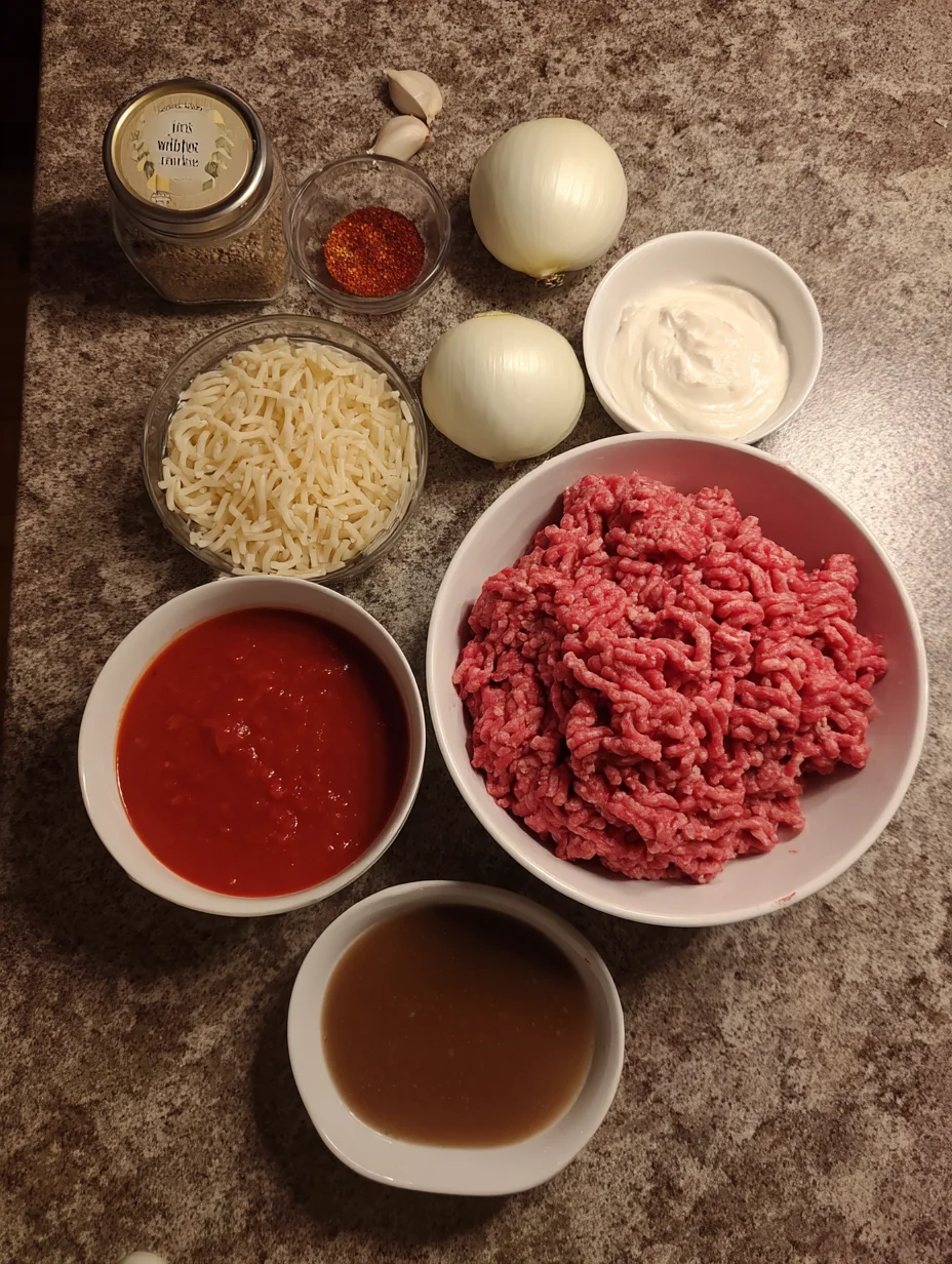 Ground Beef Orzo