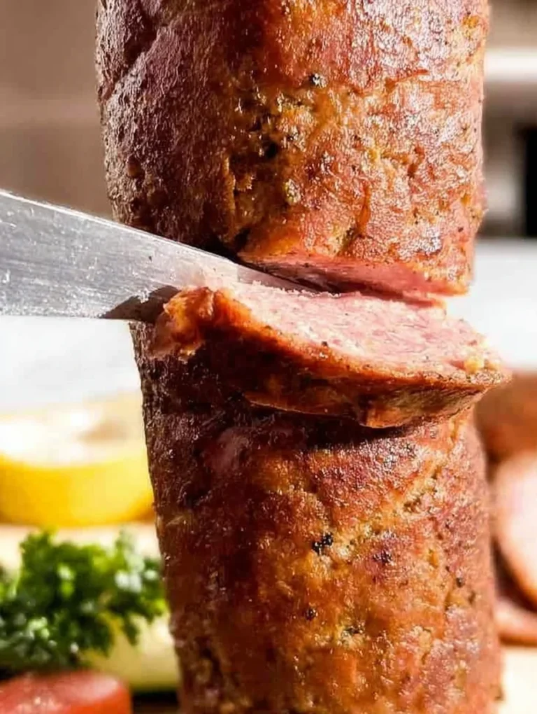 Homemade Rotisserie Doner Kebab Meat