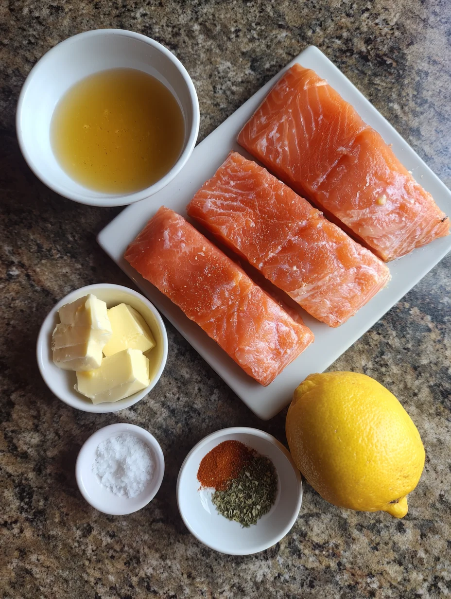 Honey Garlic Butter Baked Salmon