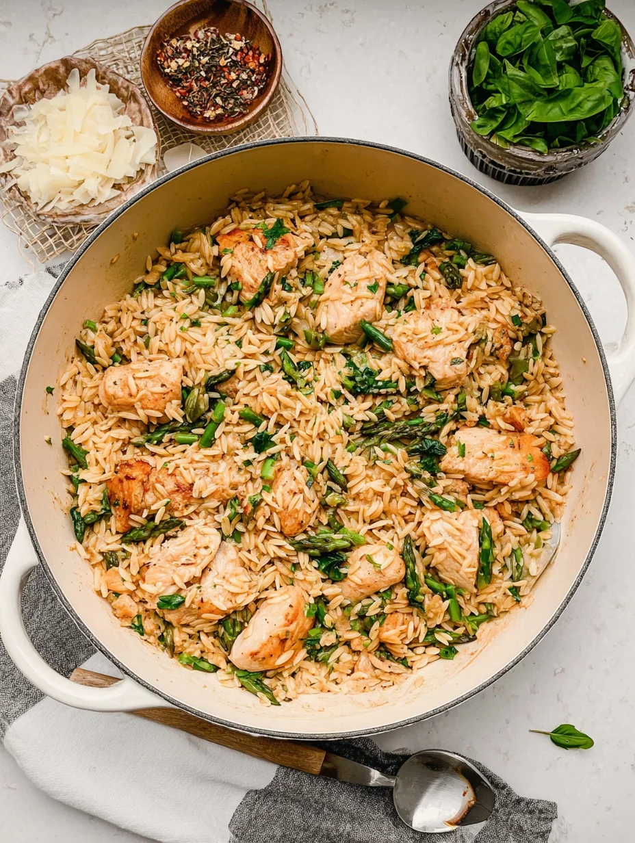 One Pot Chicken Orzo