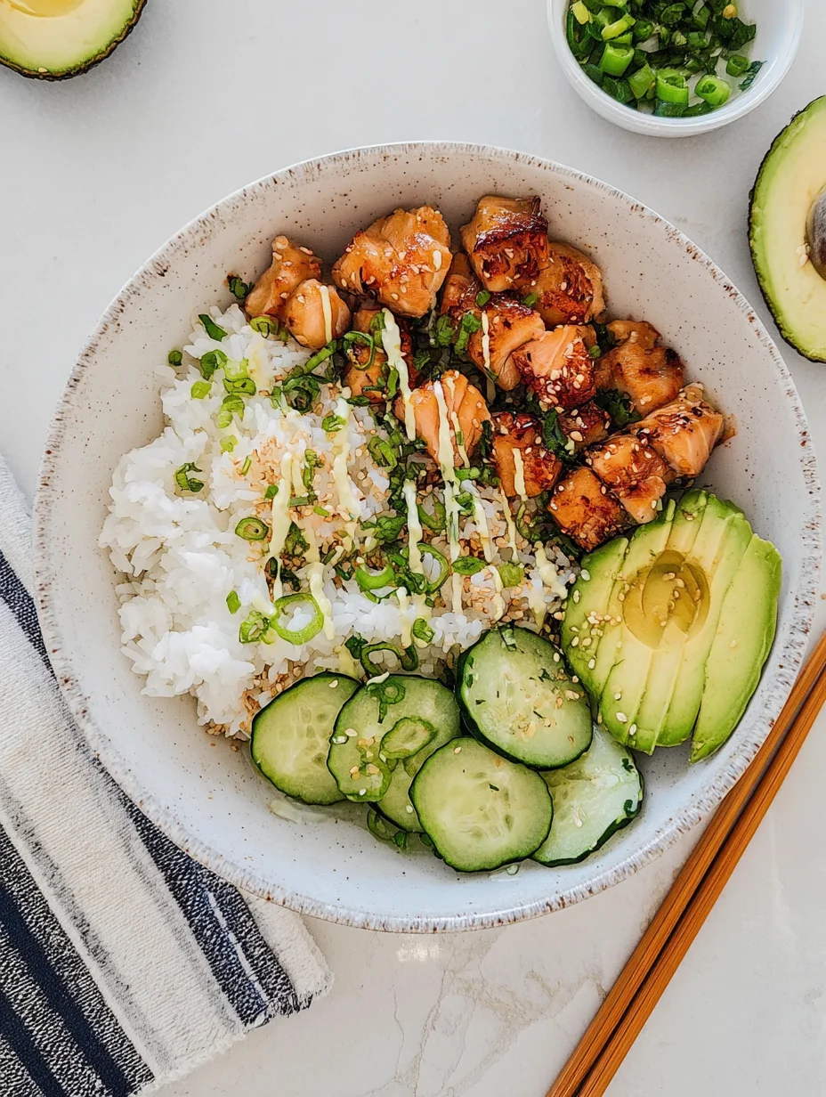 Spicy Salmon Bowls