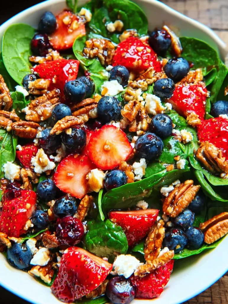 15-Minute Strawberry Spinach Salad