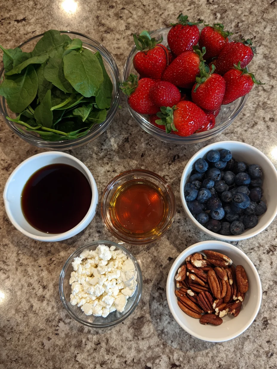 Strawberry Spinach Salad