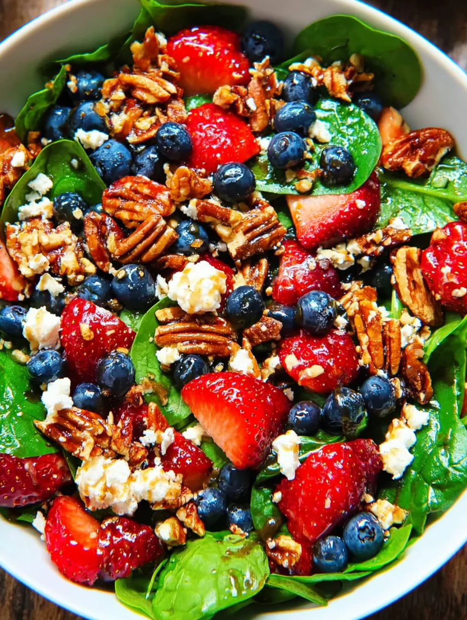 Strawberry Spinach Salad