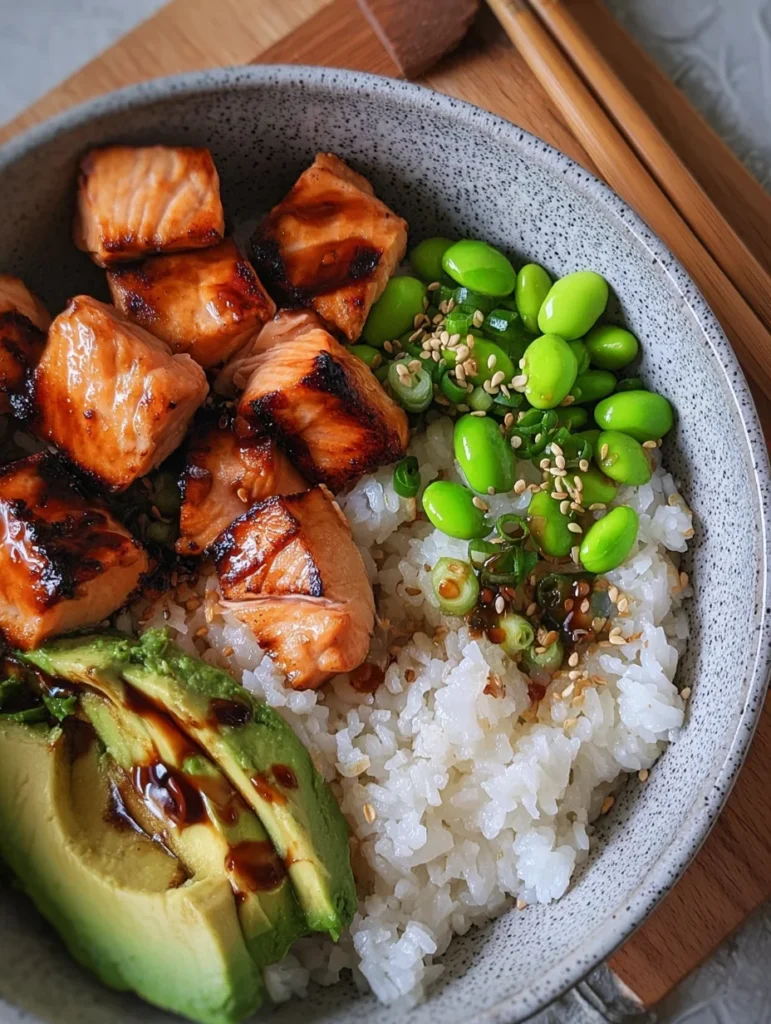 Teriyaki Salmon Sushi Bowl (GF)