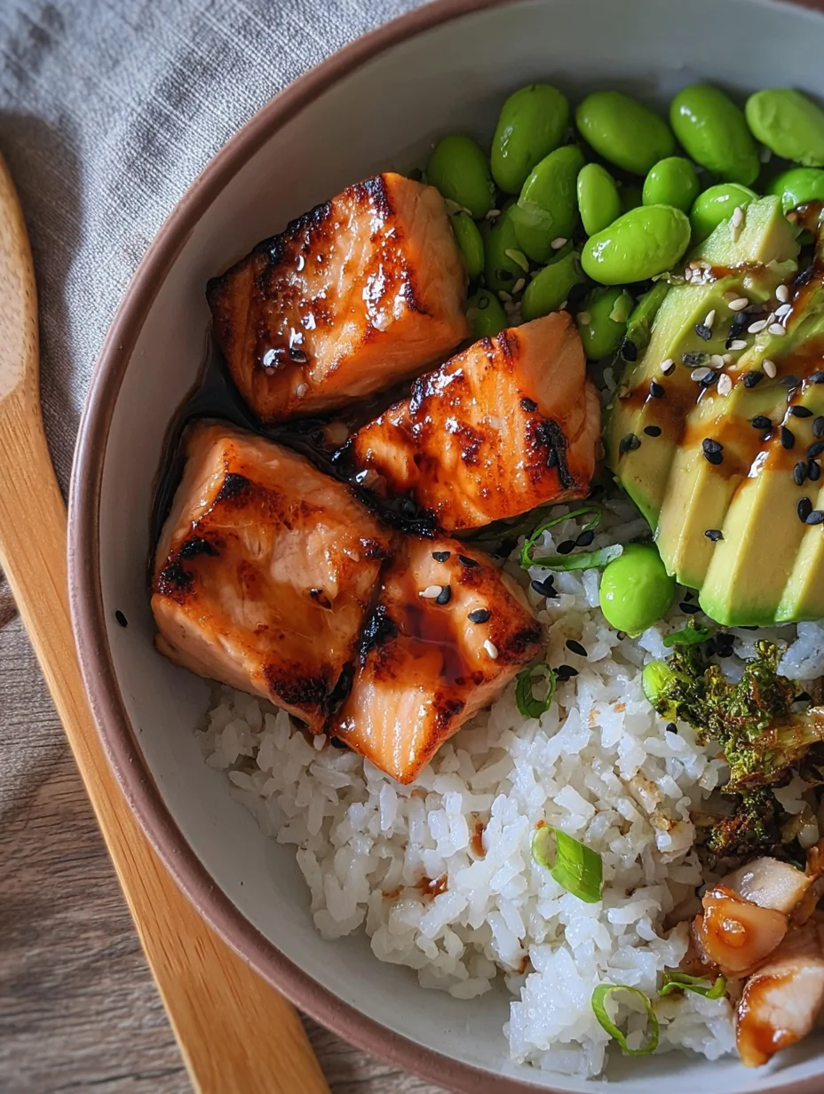 Teriyaki Salmon Sushi Bowl