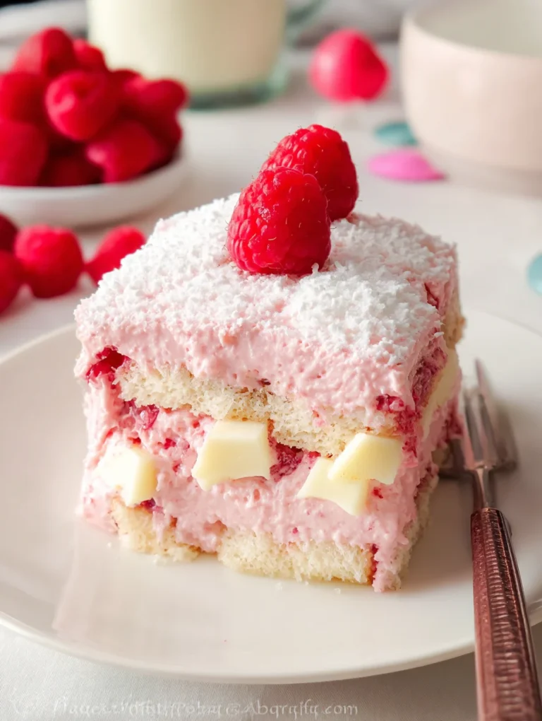 White Chocolate Raspberry Tiramisu