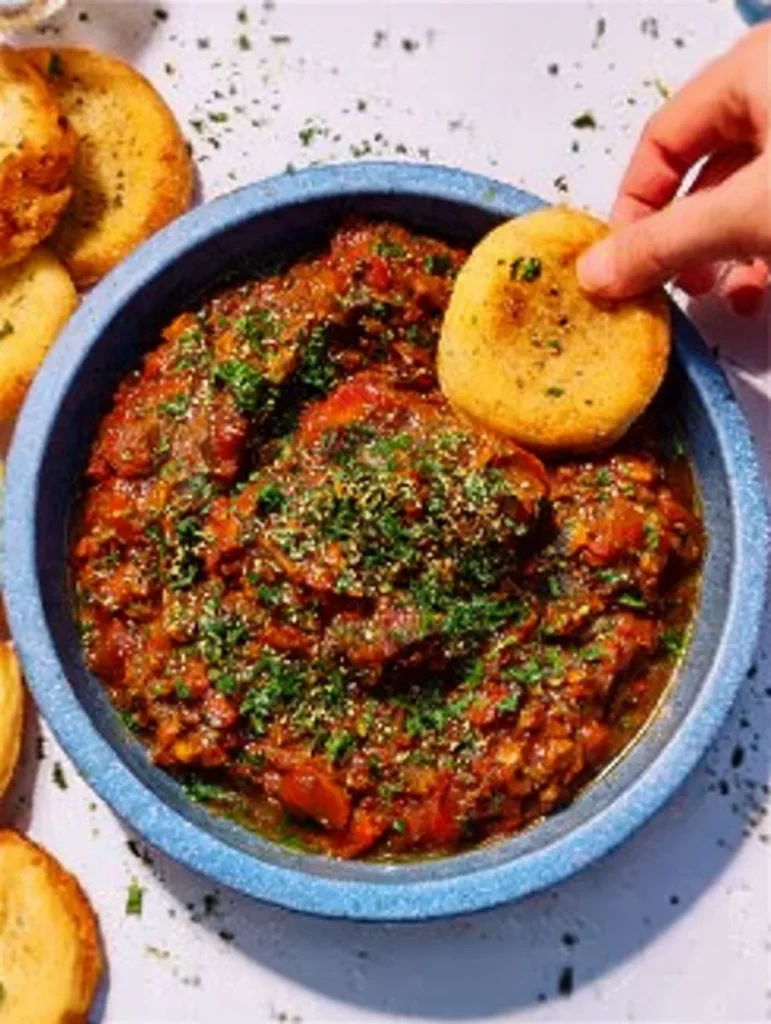 Zaalouk – marokkanischer Auberginen-Tomaten-Dip