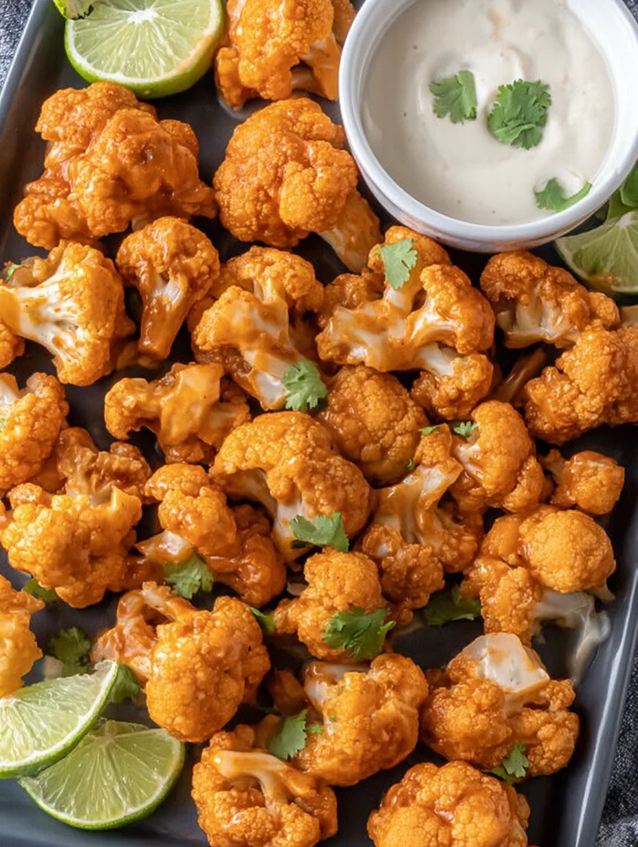 Air Fryer Buffalo Cauliflower