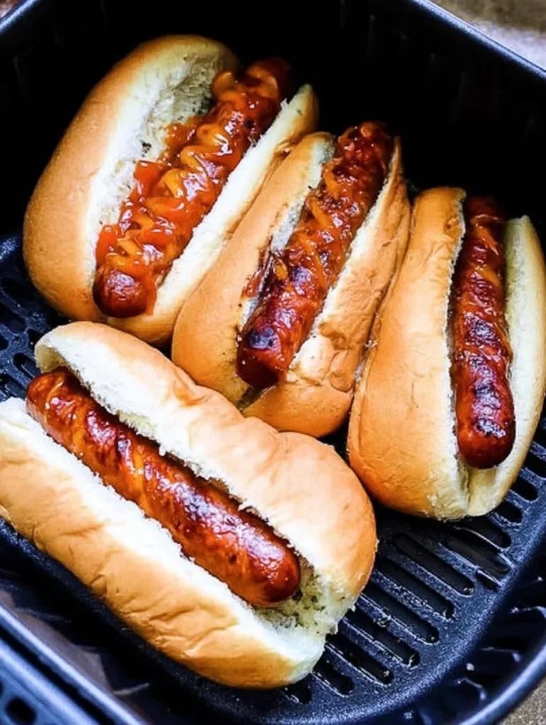 Easy Air Fryer Hot Dogs