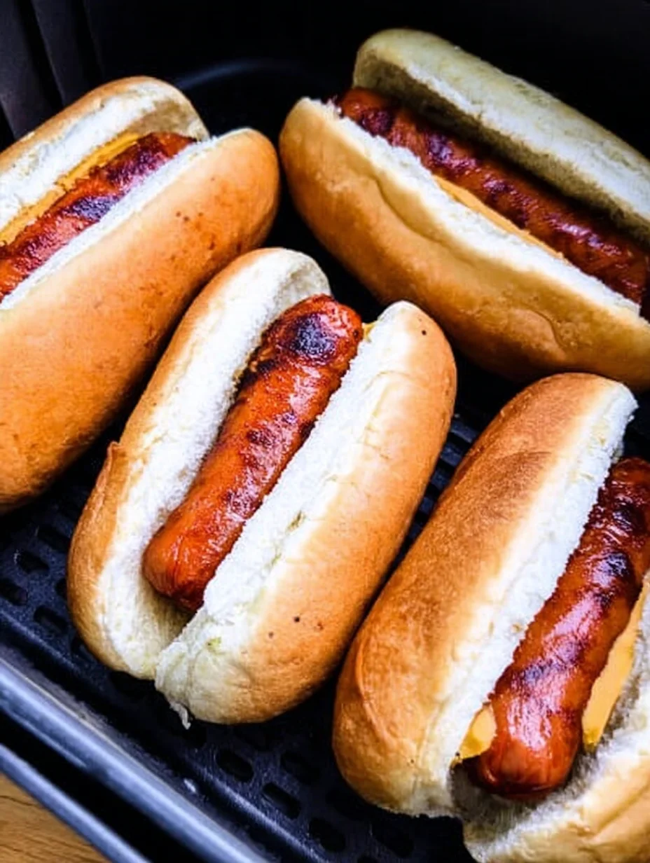 Air Fryer Hot Dogs