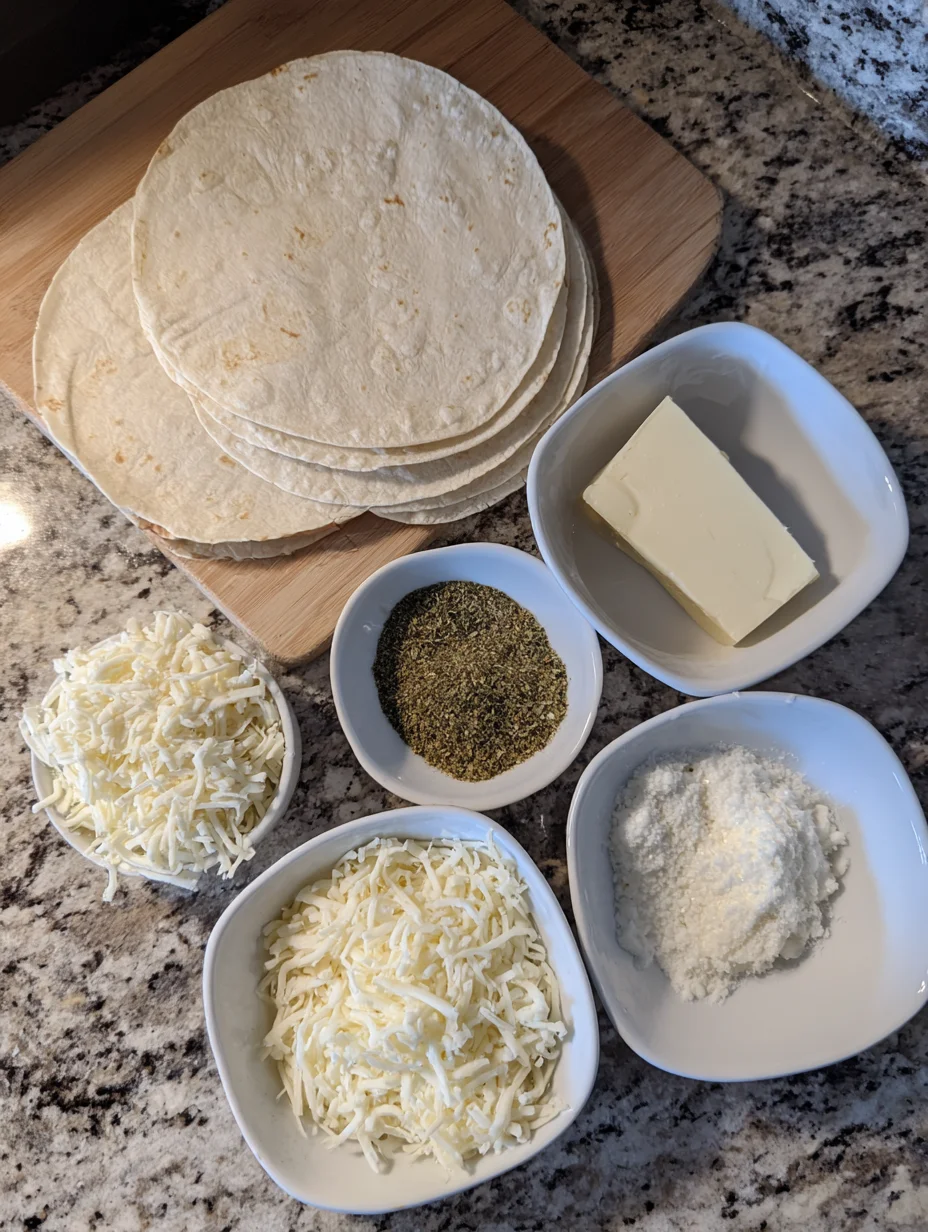 Air Fryer Tortilla Garlic Bread