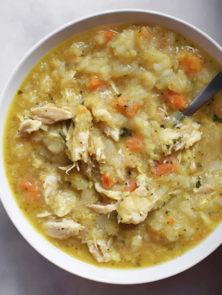 Anti-Inflammatory Cauliflower Chicken Soup