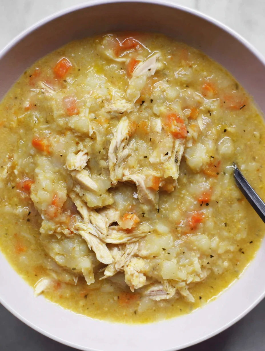 Anti-Inflammatory Cauliflower Chicken Soup
